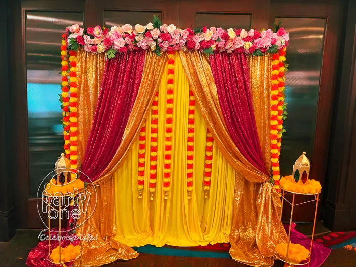 festival decorations Festive Floral Navratri Decoration